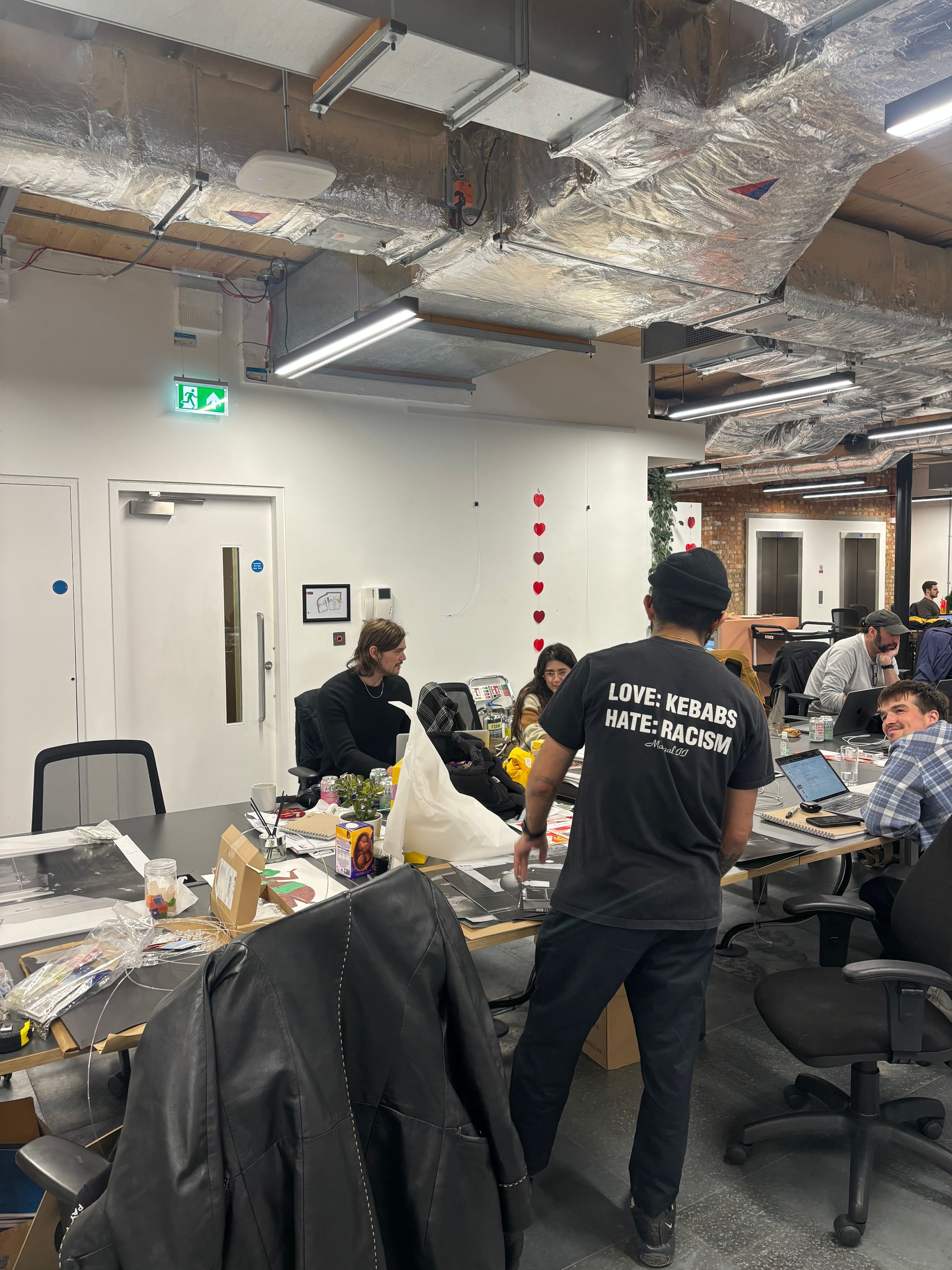 The set up begins + meeting all the wonderful faces at VCCP